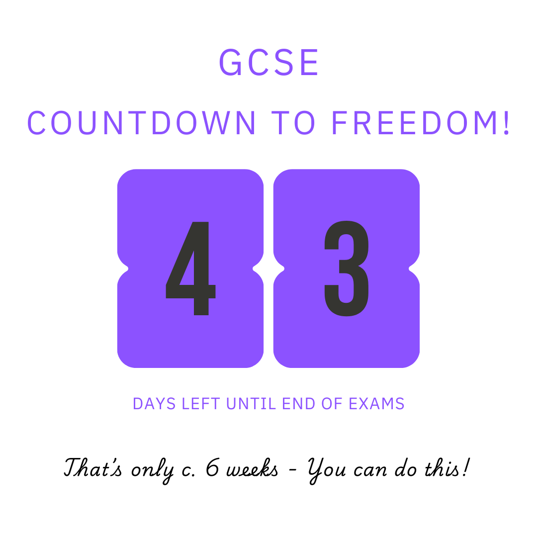 GCSE and A-Level Exam Countdown