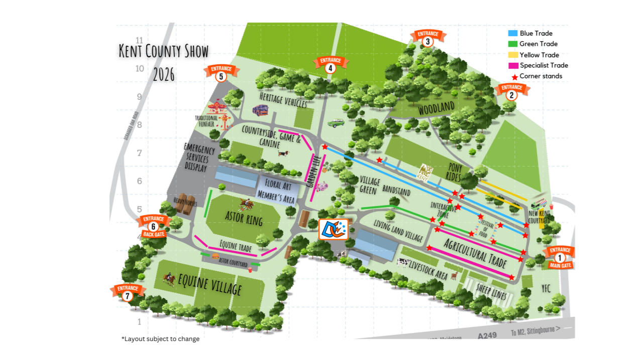 We're exhibiting at the Kent County Show!
